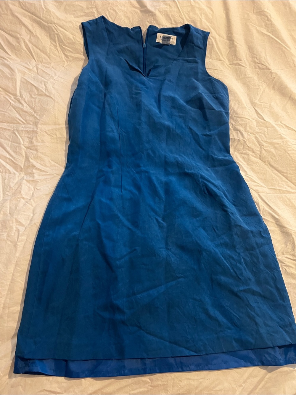 Mixit Sleeveless Cobalt Blue Sheath Dress